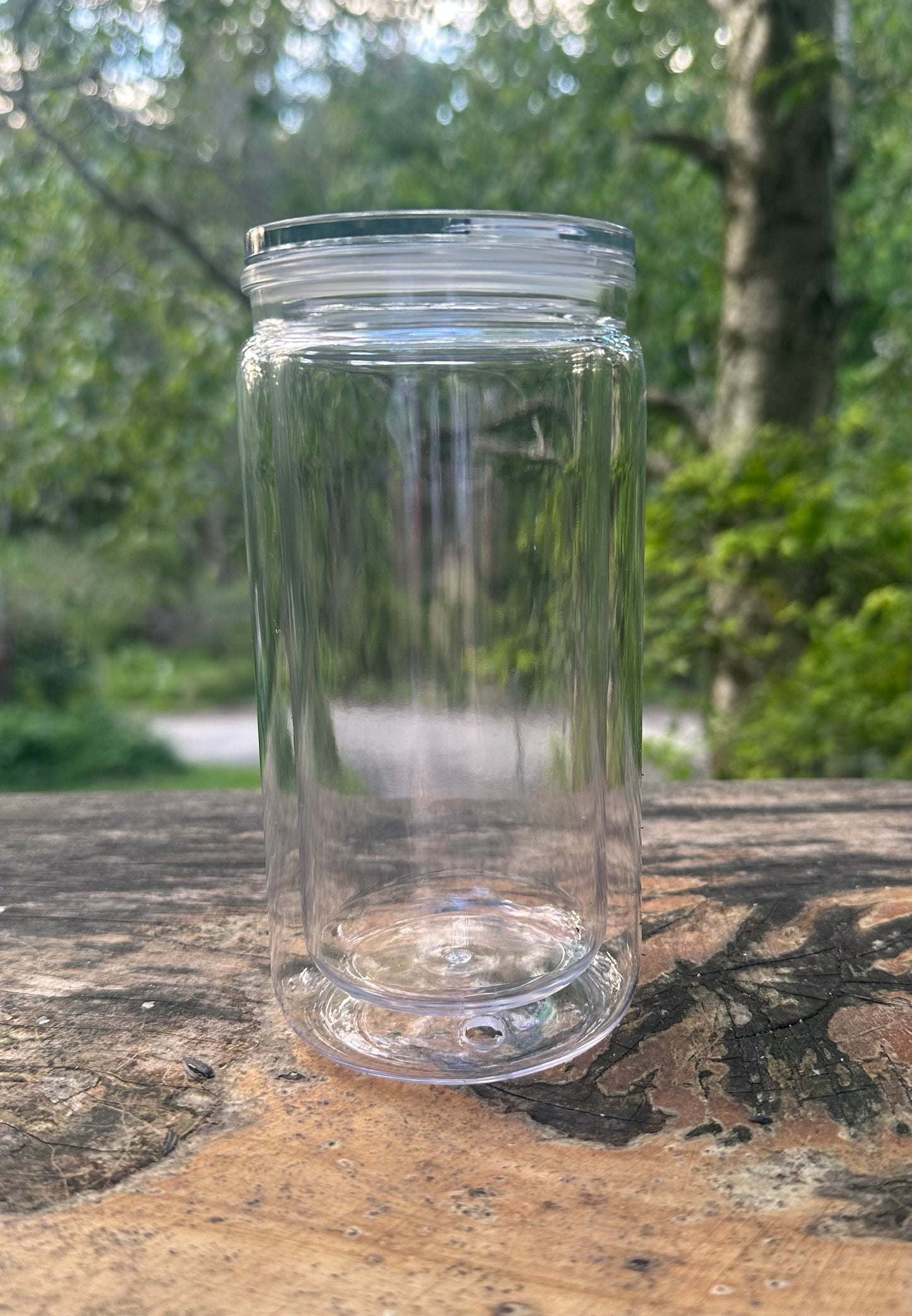 16oz acrylic snow globe tumbler