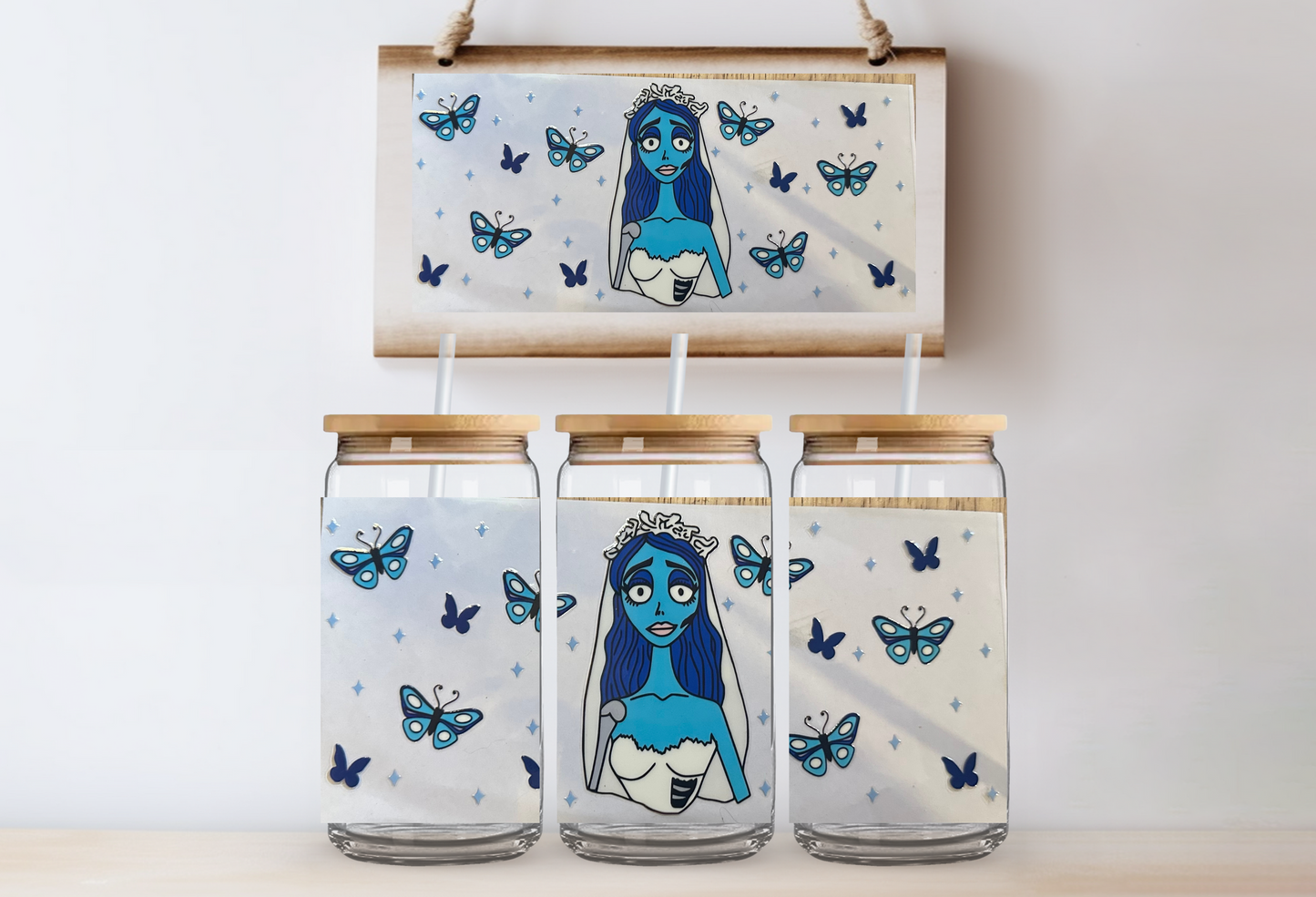 Corpse bride Emily 16oz uvdtf wrap