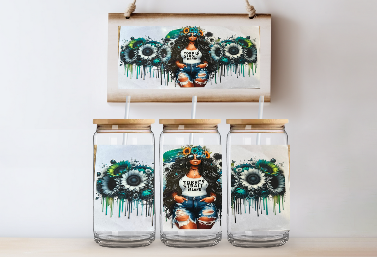 Torres strait island 16oz uvdtf wrap