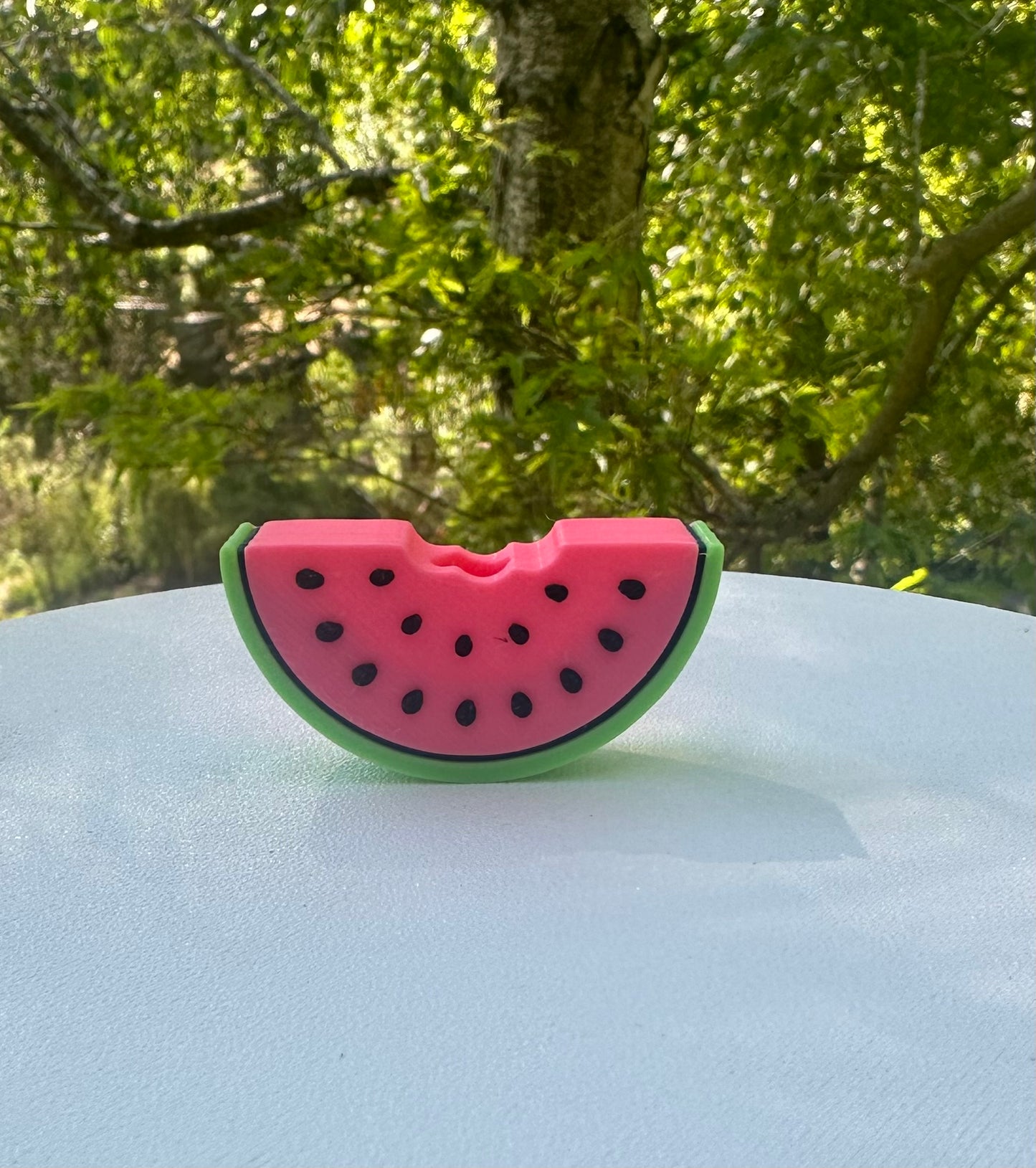 Watermelon straw topper