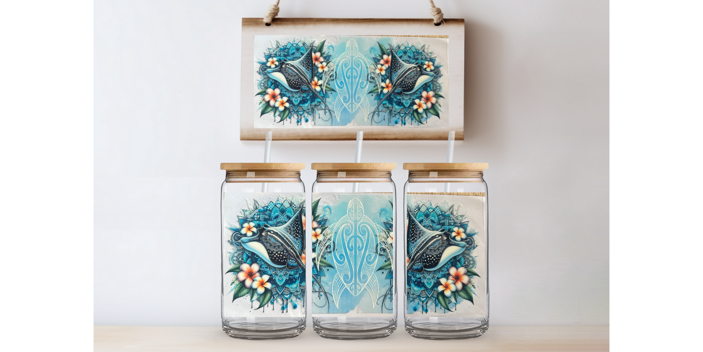 Manta ray 16oz uvdtf wrap