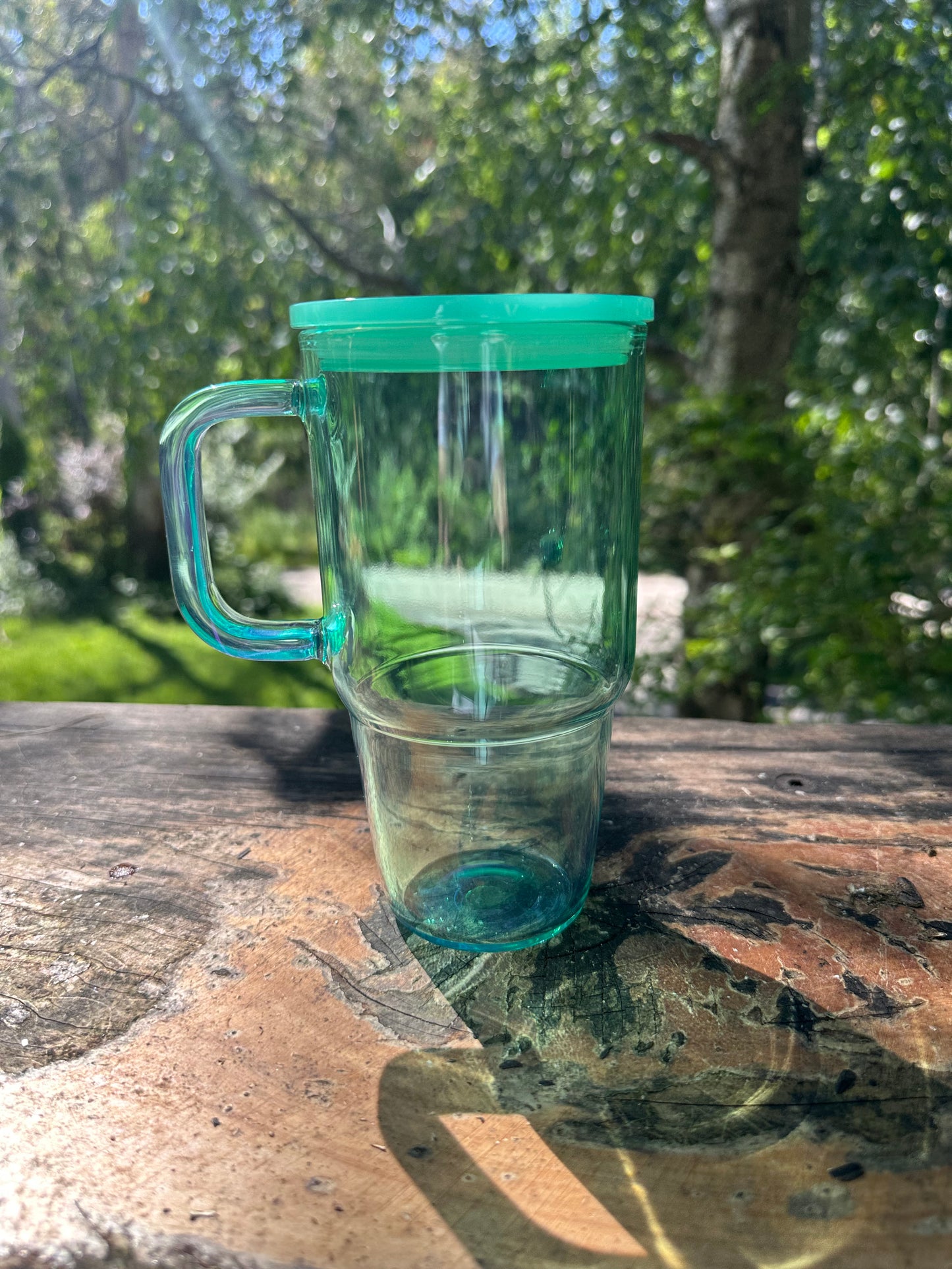 Green 22oz jelly cup