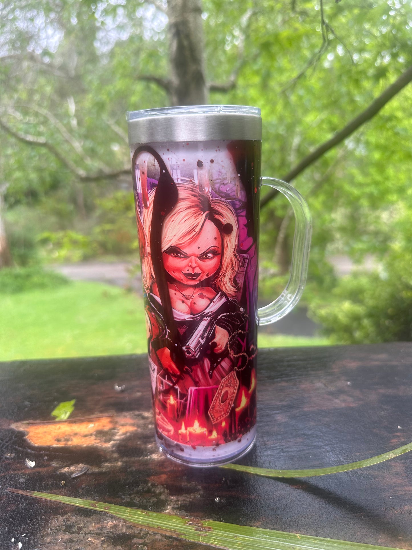 Chucky & Tiffany 20oz storyboard blood drip