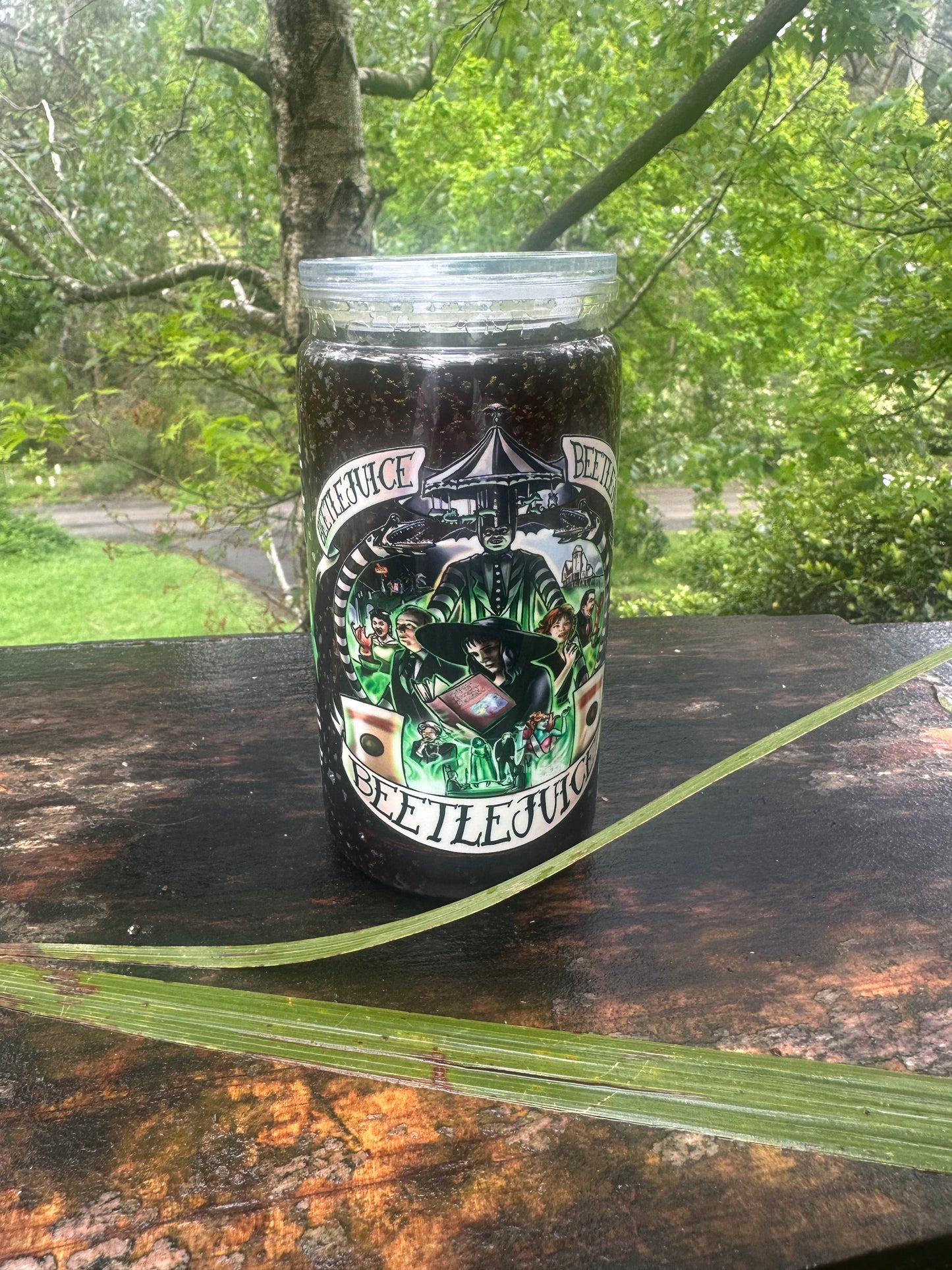 Beetlejuice 16oz slushie mix tumbler