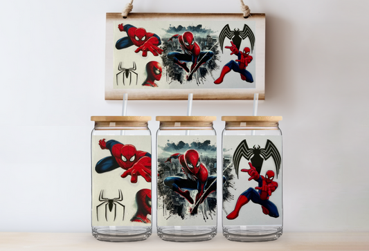 Spiderman superhero 16oz uvdtf wrap