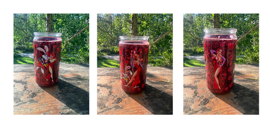 J Rabbit 16oz acrylic snowglobe tumbler