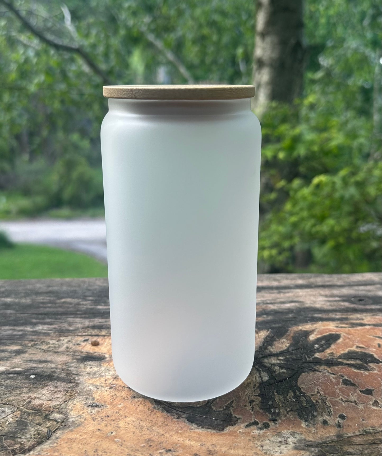 16oz frosted libby glass