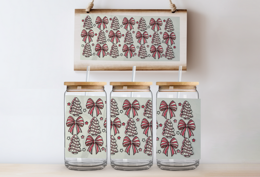 Christmas tree's 16oz uvdtf wrap