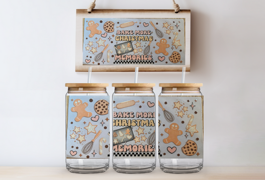 Bake christmas memories 16oz uvdtf wrap