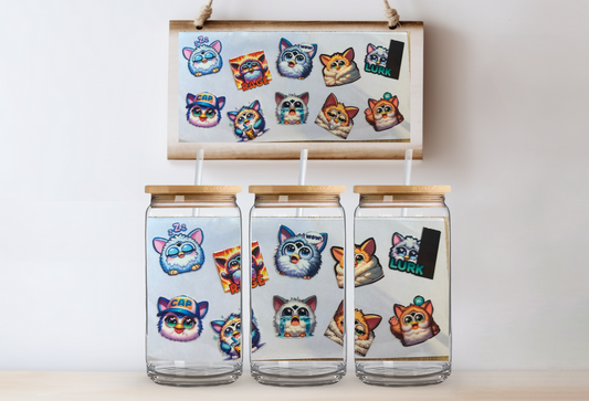 Furby 16oz uvdtf wrap