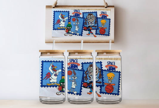 Space jam 16oz uvdtf wrap