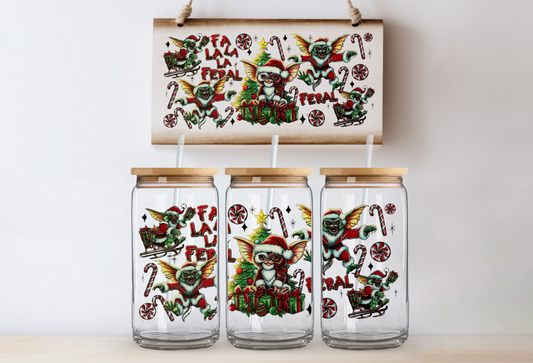 Fa la la la feral 16 oz uvdtf wrap