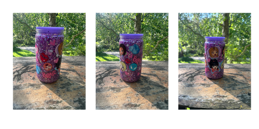 16oz Bratz 16oz acrylic snowglobe tumbler