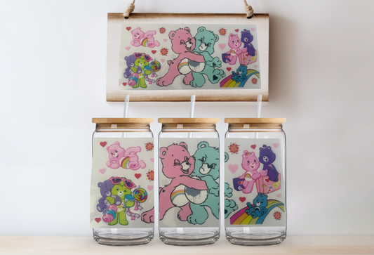 Grumpy care bear 16oz uvdtf wrap