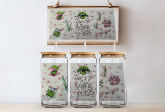 Puff puff pass 16oz uvdtf wrap