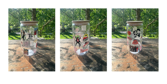 Grease 16oz glass tumbler