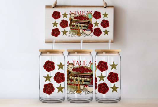 Tale as old as time 16oz uvdtf wrap