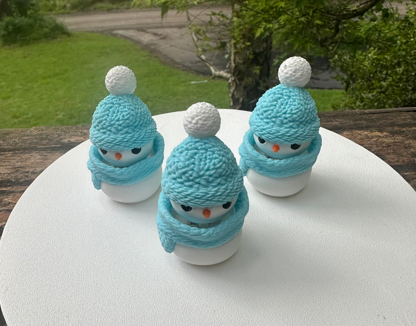 Snowman fidget clicker