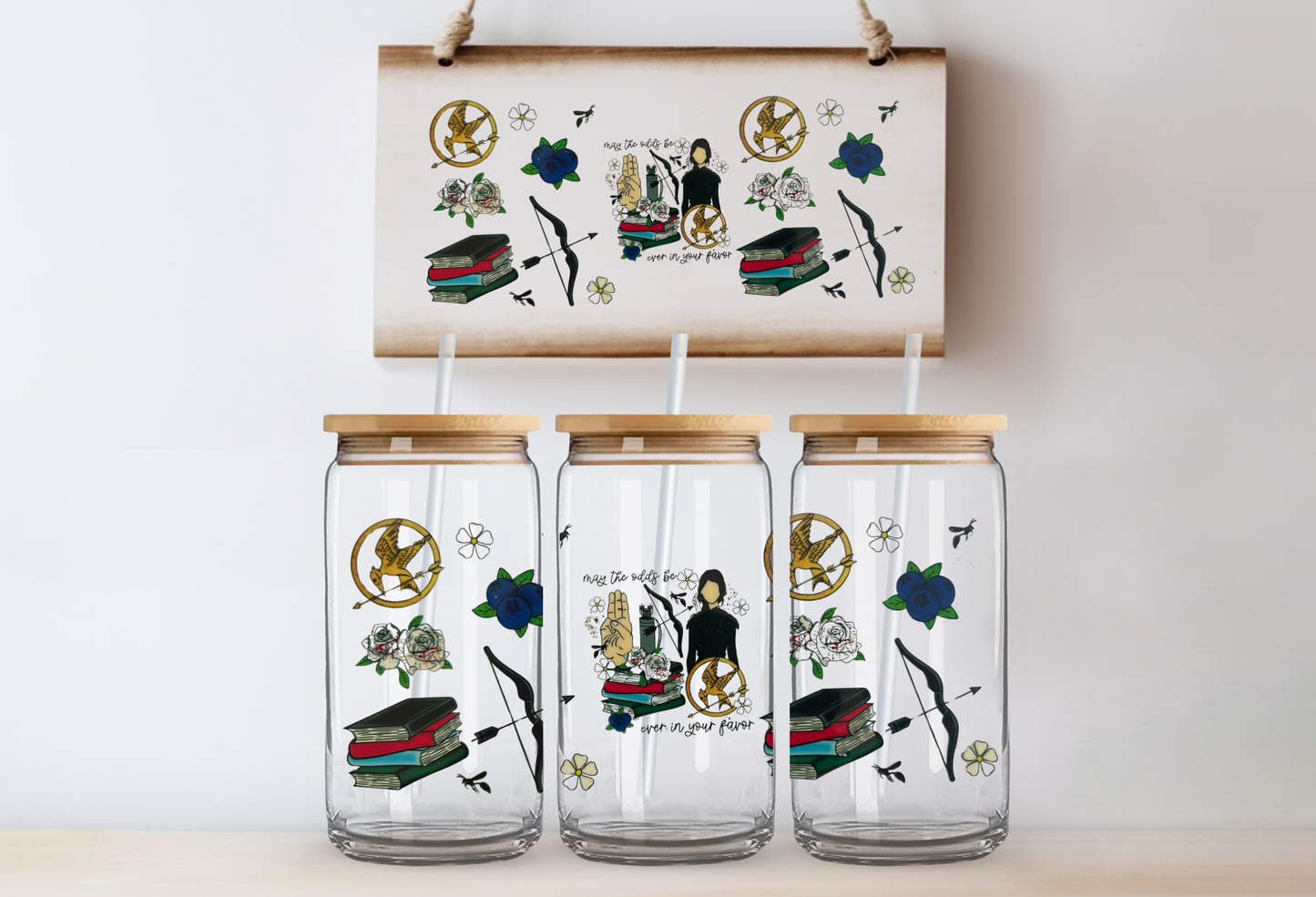 May the odds be ever in your favour 16 oz uvdtf wrap