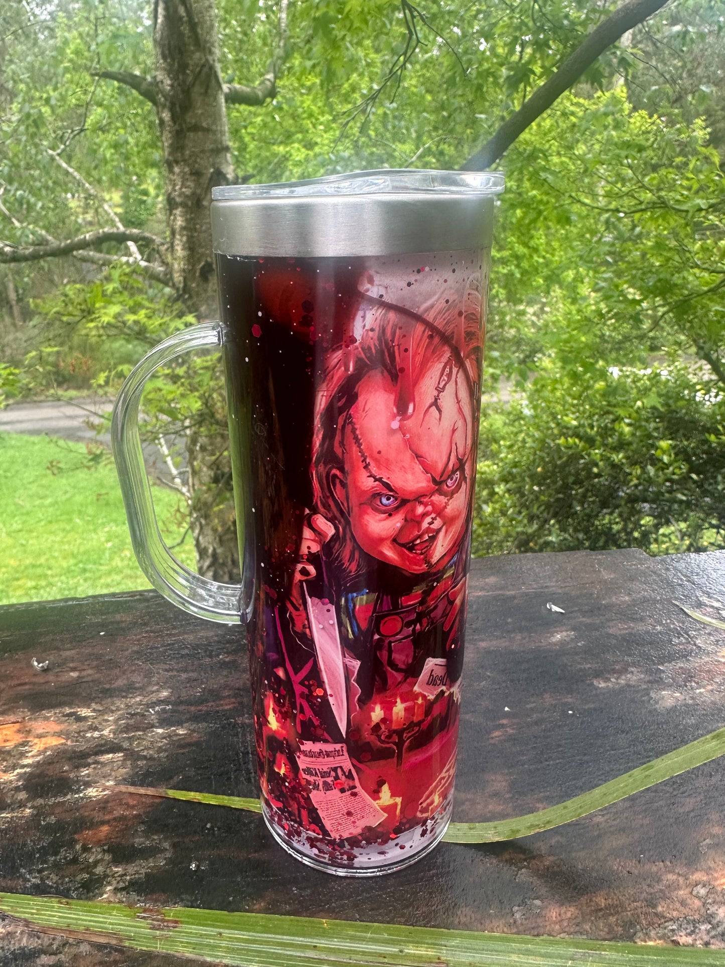 Chucky & Tiffany 20oz storyboard blood drip