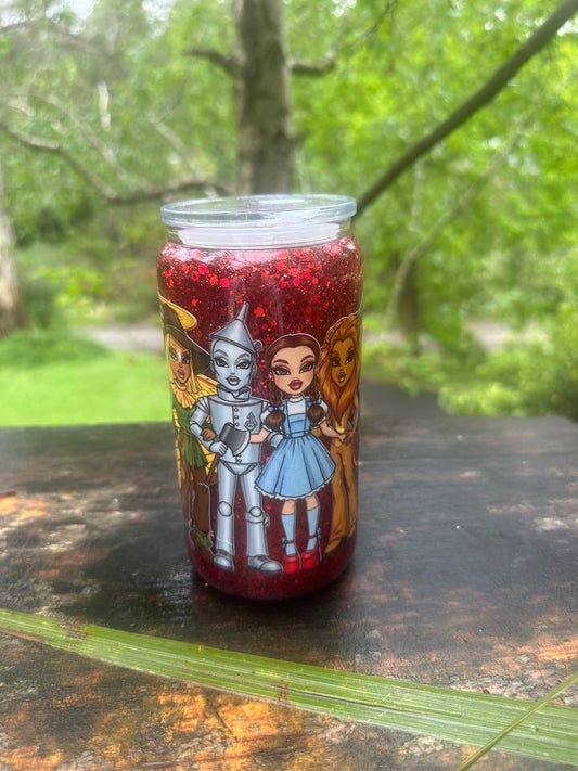 Wizard of oz bratz style 16oz glass snow globe
